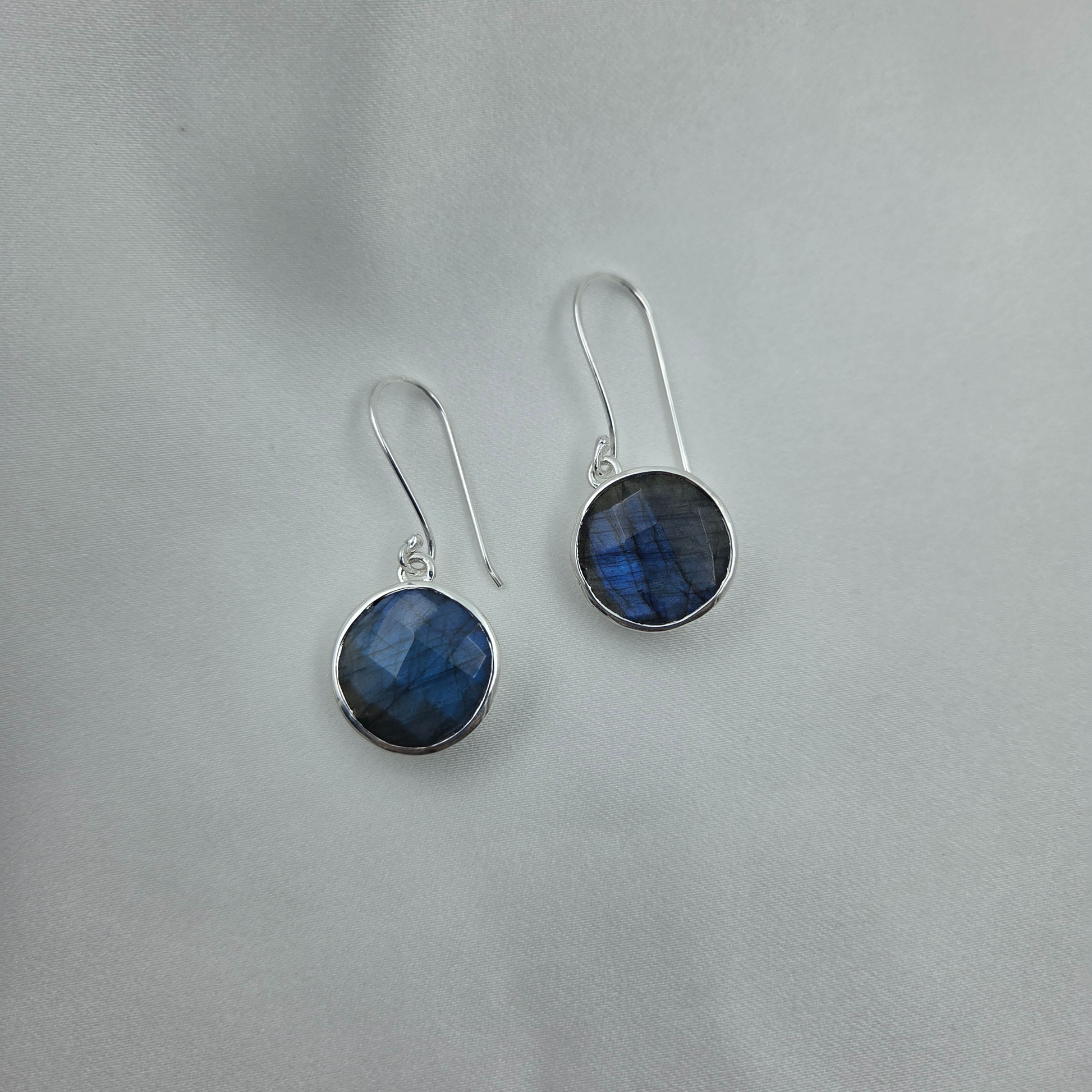 Labradorite silver Earrings