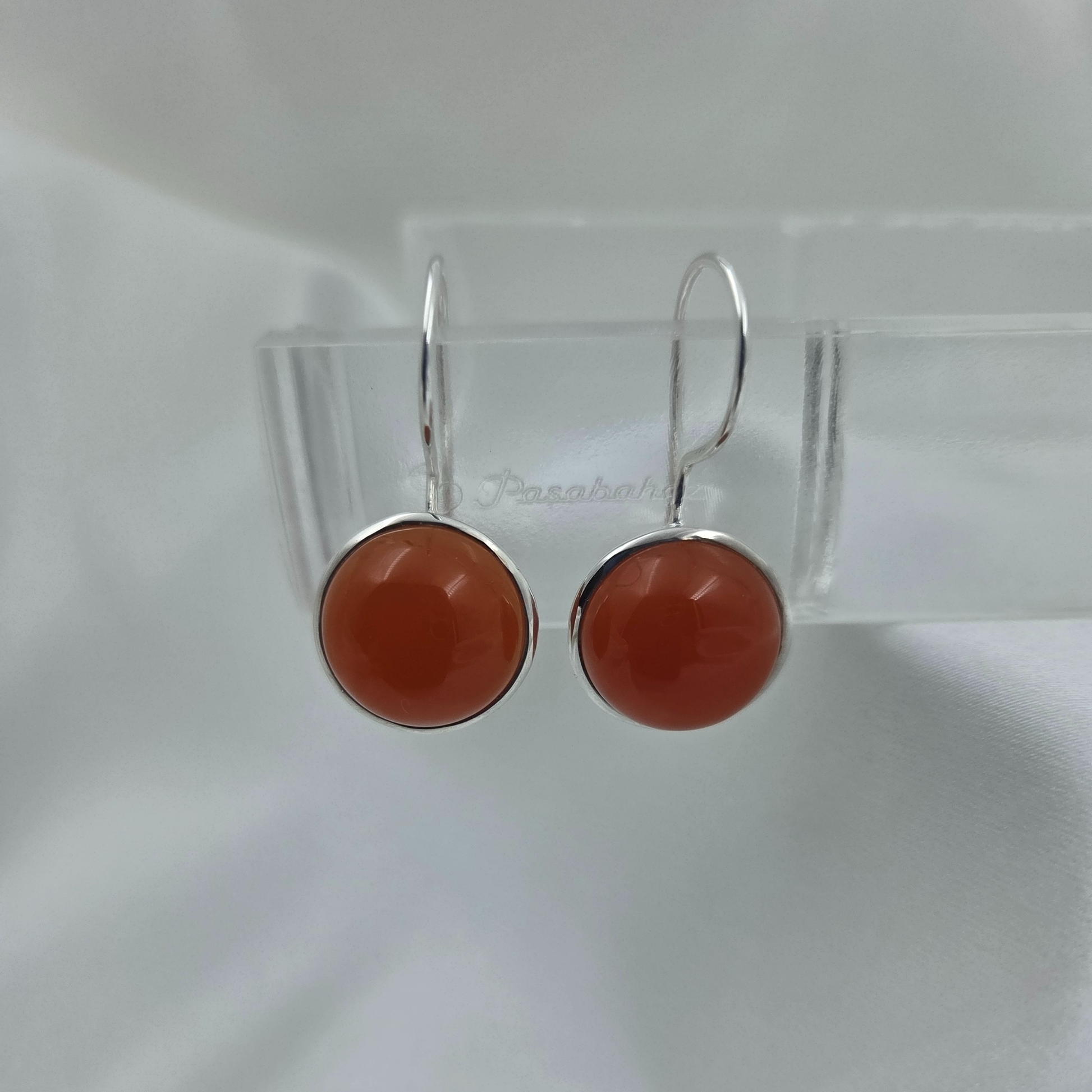 Carnelian Silver earrings